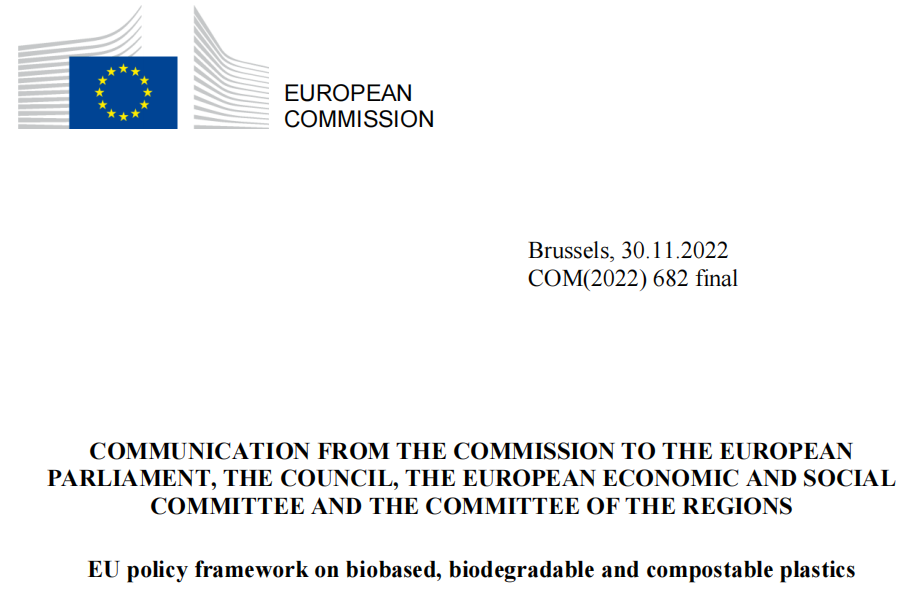 歐盟兩大政策發(fā)布！肯定生物降解材料在回收和循環(huán)經(jīng)濟(jì)方面積極作用